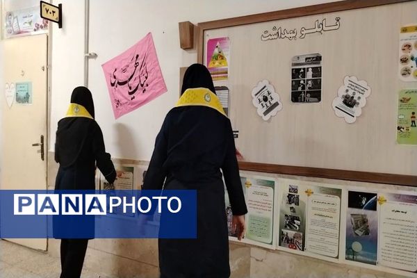 آماده سازی آموزشگاه شهید مجید دهنوی به مناسبت دهه فجر و نیمه شعبان