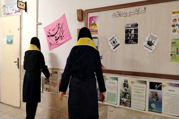 آماده سازی آموزشگاه شهید مجید دهنوی به مناسبت دهه فجر و نیمه شعبان