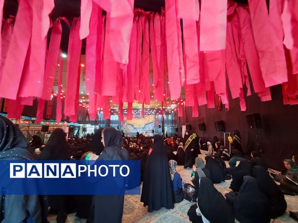 مراسم شیرخوارگان حسینی در حسینیه عاشقان ثارالله قائمشهر