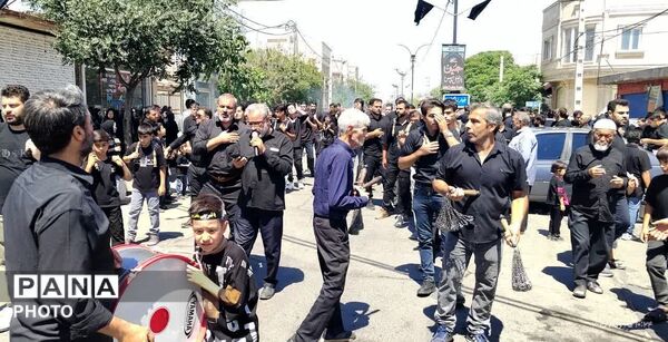 شور حسینی در شهر جعفریه قم 