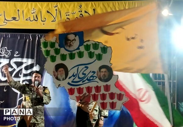 حضور گسترده مردم  خلیل آباد در یادبود شهید سجاد عسکری 