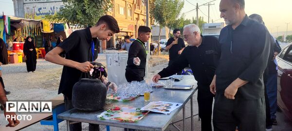 برپایی ایستگاه صلواتی آموزش و پرورش شهرستان سملقان 