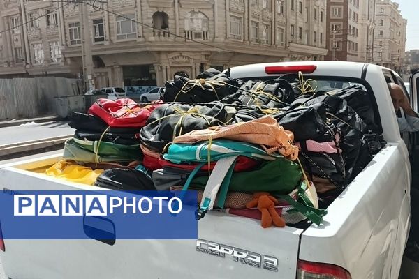 700 کیف پر از امید، هدیه خیر شهرستان قدس برای دانش آموزان نیازمند