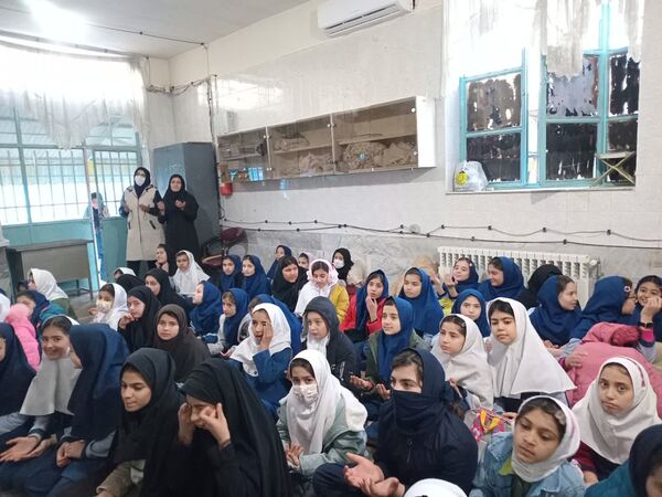مراسم عزاداری ایام فاطمیه در مدرسه شهید خاقانی شیروان