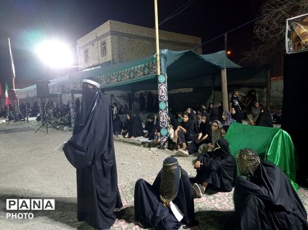 آیین سنتی تعزیه‌خوانی «عروسی شاهزاده قاسم» در محله زرکی میناب