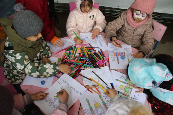 جلوه های حضور خادمان نوجوان در شادپیمایی مسجد جمکران