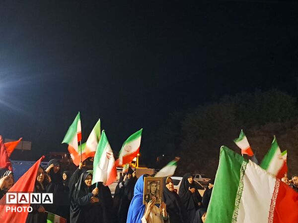 حضور پرشور مردم بخش آسارا در صد و پنجاه و یکمین شب تجمعات مردمی 