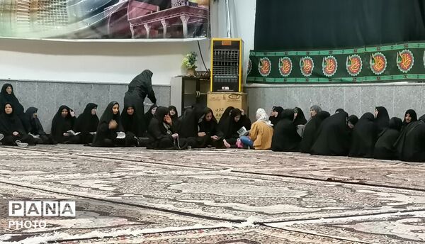 مراسم احیاء بیست و یکم در حسینیه حسینی روستا ارغا شهرستان خلیل آباد
