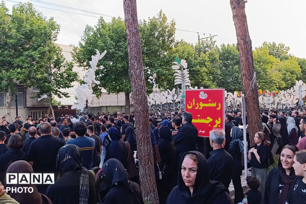 آیین باشکوه علم‌گردانی در غروب عاشورا 