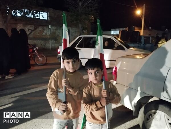 مراسم اربعین امام شهید آیت الله خامنه ای و دانش آموزان میناب در روستای مهدی آباد خلیل آباد 