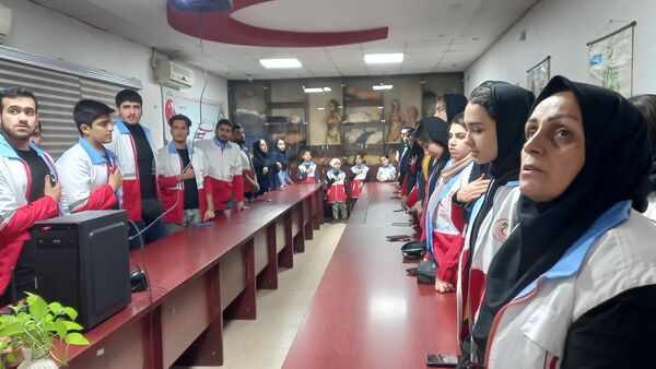 گرامیداشت سالگرد امور جوانان هلال احمر در قائمشهر
