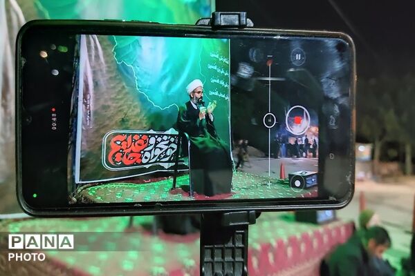 مراسم عزاداری ششمین شب از ماه محرم الحرام در حسینیه شهدای شهر بار