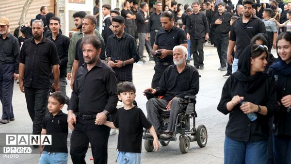 کاروان نمادین اسرای کربلا در خدابنده