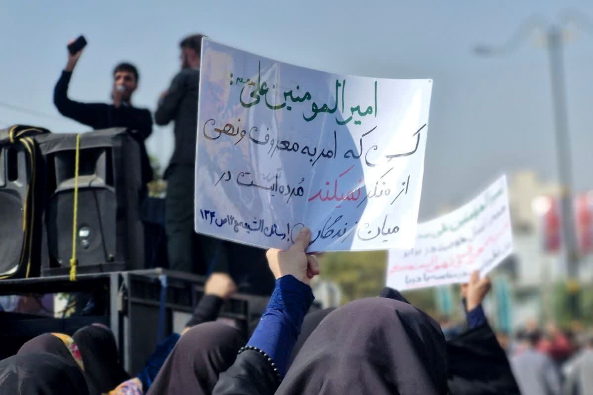 حضور پرشور مردم قرچک در راهپیمایی بشارت نصر