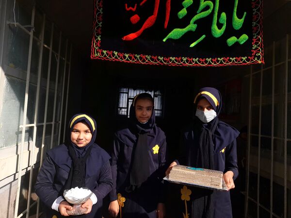 مراسم شهادت حضرت زهرا در دبستان شهید فیاض‌بخش ناحیه ۵ مشهد