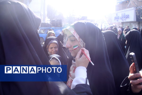 راهپیمایی ۲۲ بهمن در شهرستان نظرآباد 