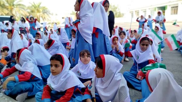 زنگ آغاز سال تحصیلی در مدرسه علقمه شاهد شهرستان قلعه‌گنج