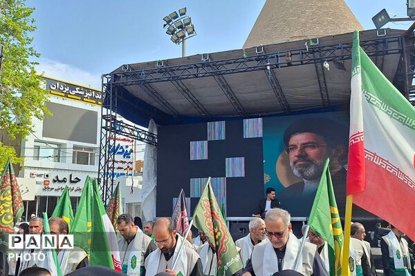 اجتماع سراسری «اقتدار ایران سرافراز» جان فدایان امام رضایی شهرستان ورامین