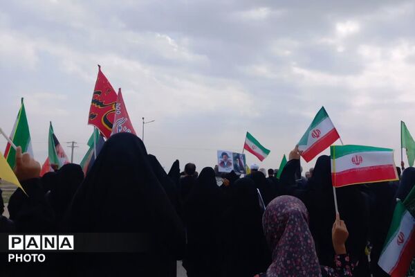 حضور فرزندان انقلاب بیرم در راهپیمایی روز قدس