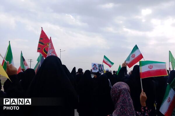 حضور فرزندان انقلاب بیرم در راهپیمایی روز قدس