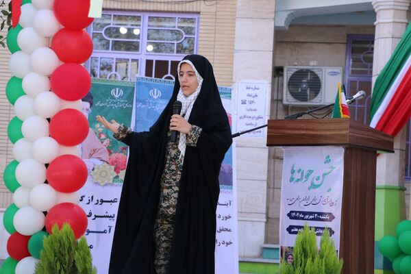 جشن باشکوه «جوانه‌های هفتم» در مدرسه دخترانه نجابت آشخانه