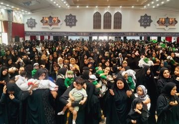 اجتماع باشکوه شیرخوارگان حسینی در یاسوج