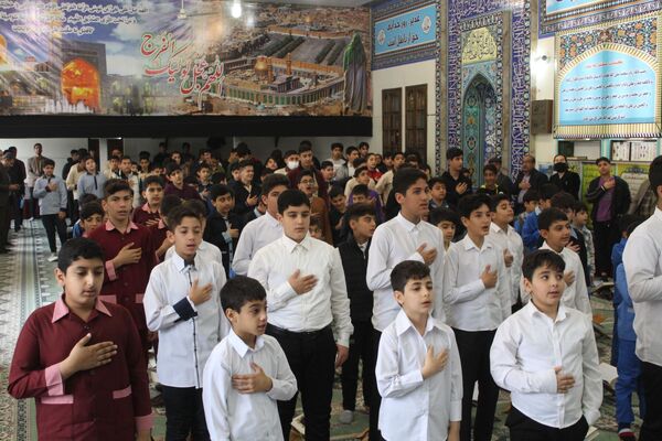 محفل قرآنی دانش آموزان در گلوگاه