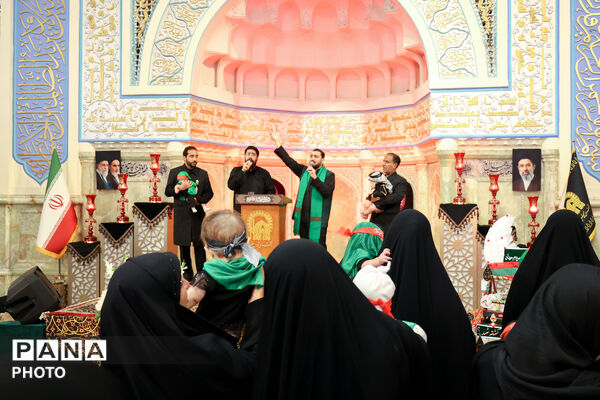 آیین معنوی «شیرخوارگان حسینی» در حرم مطهر رضوی