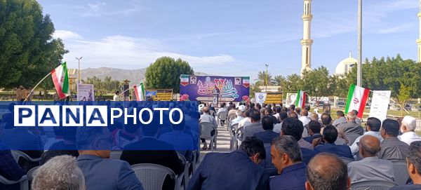 راهپیمایی دشمن‌شکن ۲۲ بهمن در بستک؛ نماد وحدت و همدلی مردم