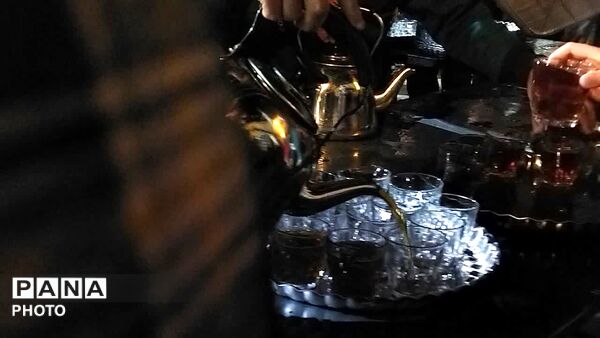چایخانه فاطمه الزهرا در چهل و ششمین شب از اجتماعات مردمی نیشابور 
