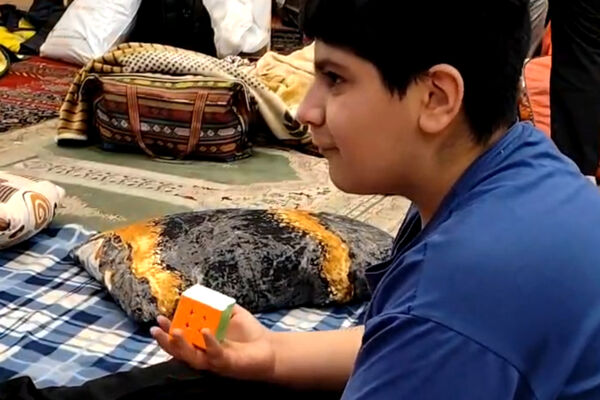 مراسم معنوی اعتکاف دانش‌آموزی