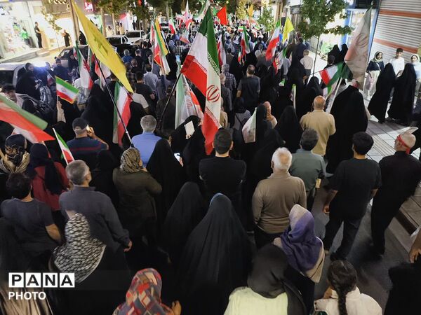 هفتاد و پنجمین اجتماع مردمی دفاع از وطن رجایی شهر کرج