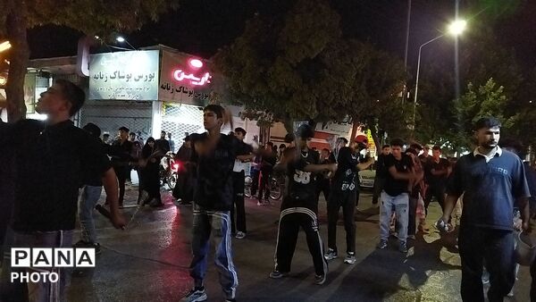 گذری بر عزاداری و فعالیت هیئت جوانان باب الحوائج نیشابور  در شب صد و چهل و چهارم 