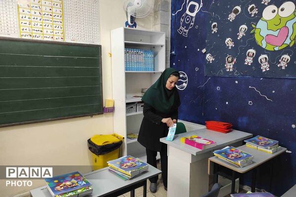 مدرسه ایمان بجنورد برای آغاز سال تحصیلی آماده شد