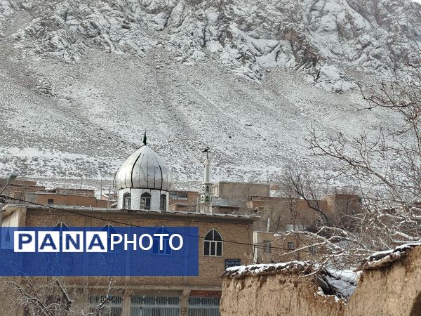 برف زمستانی در شهرستان بن 