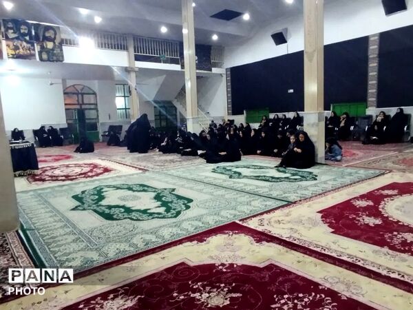 مراسم عزاداری شهادت رهبر معظم انقلاب در روستای مهدی آباد خلیل آباد