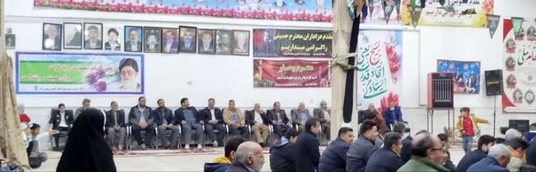 جشن سالروز پیروزی انقلاب اسلامی در  حسینیه روستای مهدی آباد خلیل آباد 