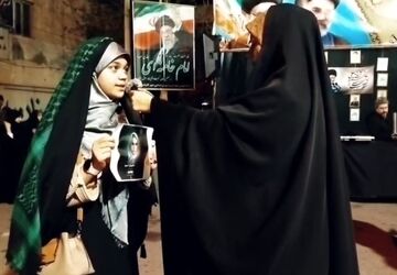 حضور گشترده دانش‌آموزان در تجمعات شبانه گالیکش