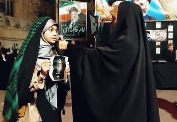 حضور گشترده دانش‌آموزان در تجمعات شبانه گالیکش