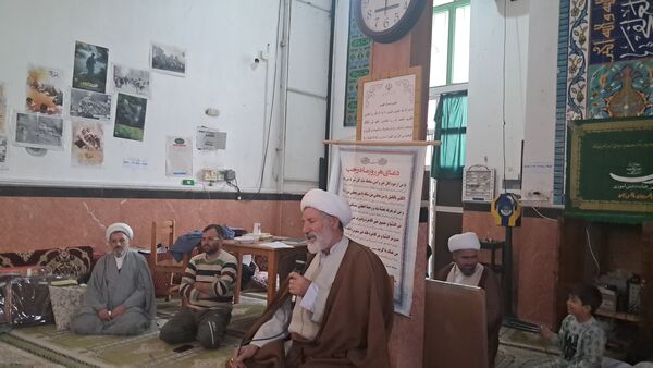 مراسم اعتکاف پسران در مسجد موسی بن جعفر آشخانه 