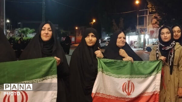 هم‌صدا در  میادین وخیانهای شهر کوهدشت در هشتاد ونهمین شب مقاومت