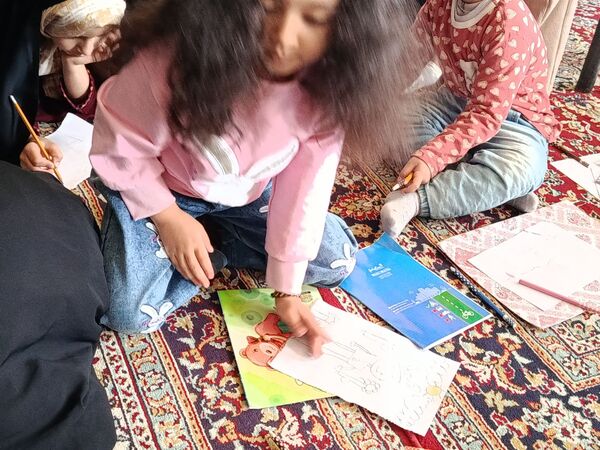 برپایی غرفه کودک در نمازجمعه شهرستان کاشمر 