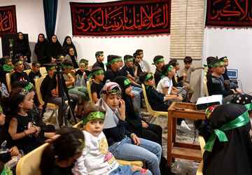 گردهمایی کودکان و نوجوانان عاشورایی در شیراز 