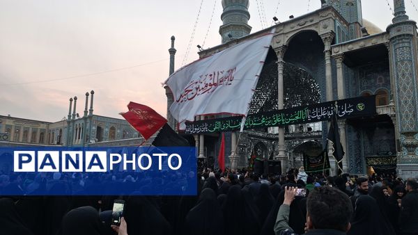 مراسم عزاداری شام شهادت امام هادی(ع) در حرم بانوی کرامت 