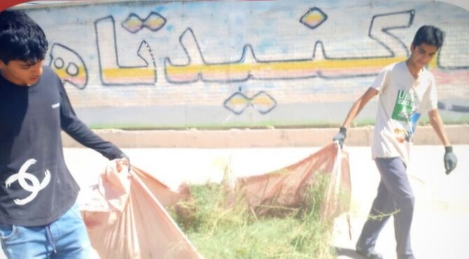 گروه جهادی در دبستان مسلم بن عقیل حضور یافت
