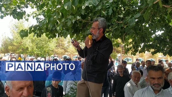 اجتماع مردم کاشمر در سرکوب رژیم صهیونسیتی 