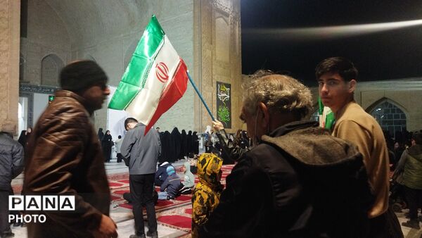 مراسم عزاداری برای شهادت امام خامنه ای در نیشابور 