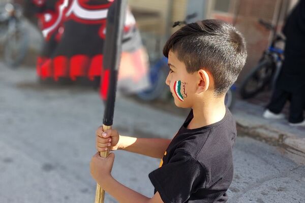 ایرانِ امام حسین، با پشتیبانی نونهالان پیروز است 