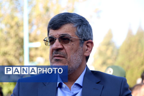 مراسم استقبال ار هفت شهید گمنام در یزد 