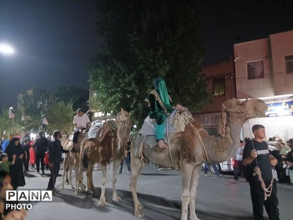 کاروان نمادین اُسرای کربلا در زیبادشت فردیس 